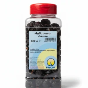 aglio nero dispenser 600g pavone
